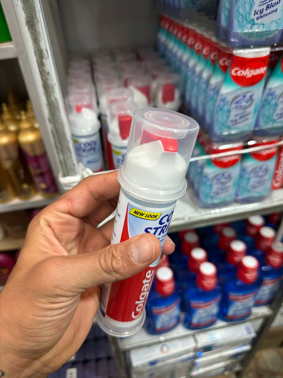 Colgate Cool Stripe Pump Toothpaste